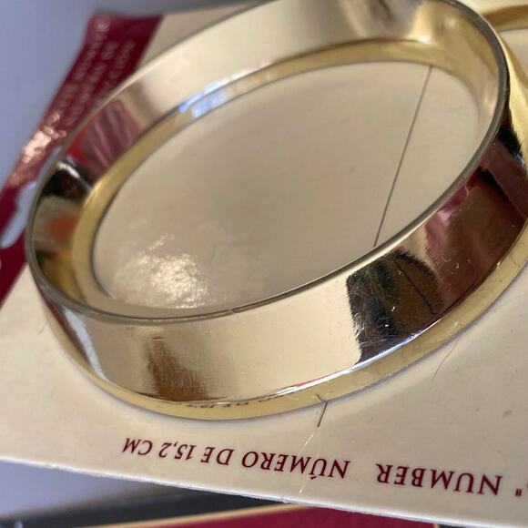 Metal House Address number lot #1 #2 #9 Black Gold Vintage New Old Stock FLAWS - Picture 4 of 8